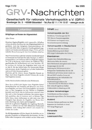 Titelblatt Folge 71 / 72