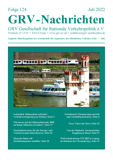 Titelblatt GRV-Nachrichten, Folge 124