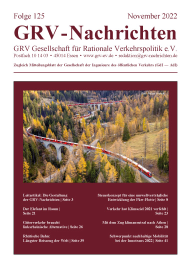 Titelblatt GRV-Nachrichten Folge 125