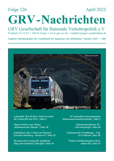 Titelblatt GRV-Nachrichten Folge 126